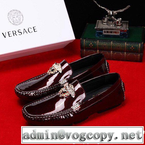 2019SSのトレンド商品 おしゃれデザインも大人気 VERSACE ヴェルサーチ カジュアルシューズ 4色可選