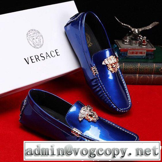 2019SSのトレンド商品 おしゃれデザインも大人気 VERSACE ヴェルサーチ カジュアルシューズ 4色可選