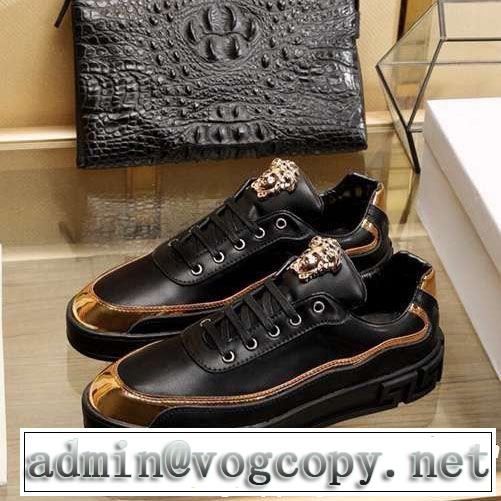 2色可選 春夏の流行り2019新品 VERSACE ヴェルサーチ カジュアルシューズ 春夏シンプルファッションでOK！