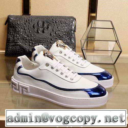 2色可選 春夏の流行り2019新品 VERSACE ヴェルサーチ カジュアルシューズ 春夏シンプルファッションでOK！