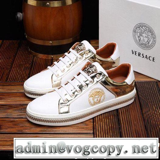 2019春夏も引き続き人気セール VERSACE ヴェルサーチ カジュアルシューズ 夏にぴったり限定アイテム