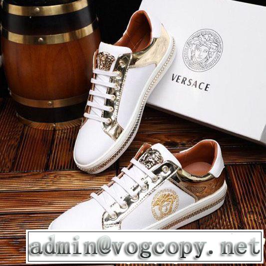 2019春夏も引き続き人気セール VERSACE ヴェルサーチ カジュアルシューズ 夏にぴったり限定アイテム