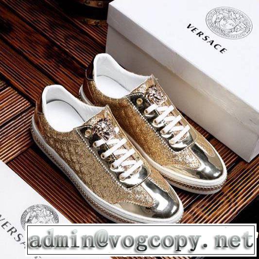VERSACE ヴェルサーチ カジュアルシューズ  2色可選 さわやか夏スタイル新品 2019年春夏シーズンの人気