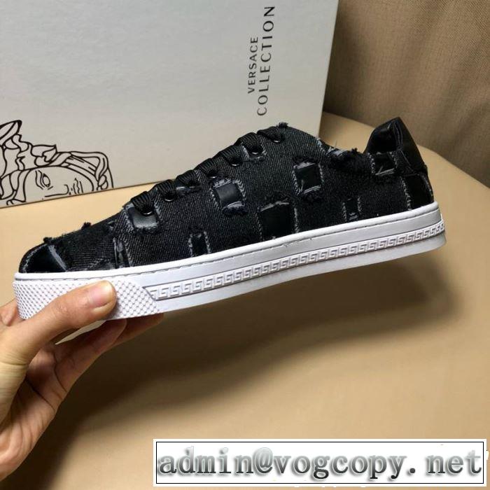 VERSACE ヴェルサーチ カジュアルシューズ 注目度が高まり最新コレクション 春夏の流行り2019新品