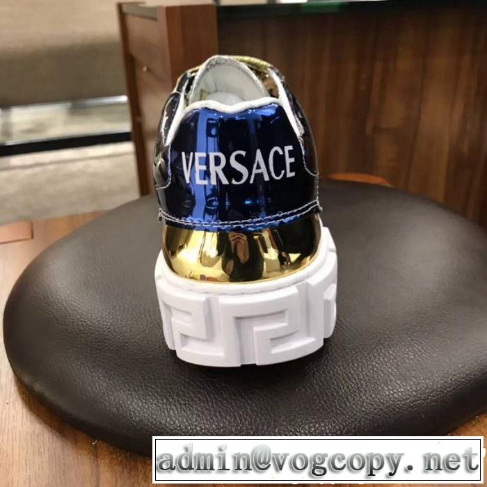 2色可選 ハイトップシューズ  人気夏ファションおすすめ 2019年春夏シーズンの人気 VERSACE ヴェルサーチ