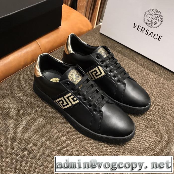 2019年最新ファッション VERSACE ヴェルサーチ カジュアルシューズ 2色可選 今年春夏ファション流行り