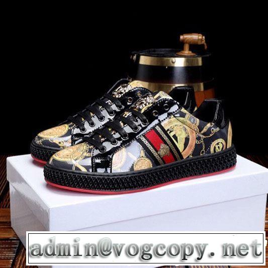 2019春夏のトレンド新商品 VERSACE ヴェルサーチ カジュアルシューズ 素敵なスタイルで夏の定番