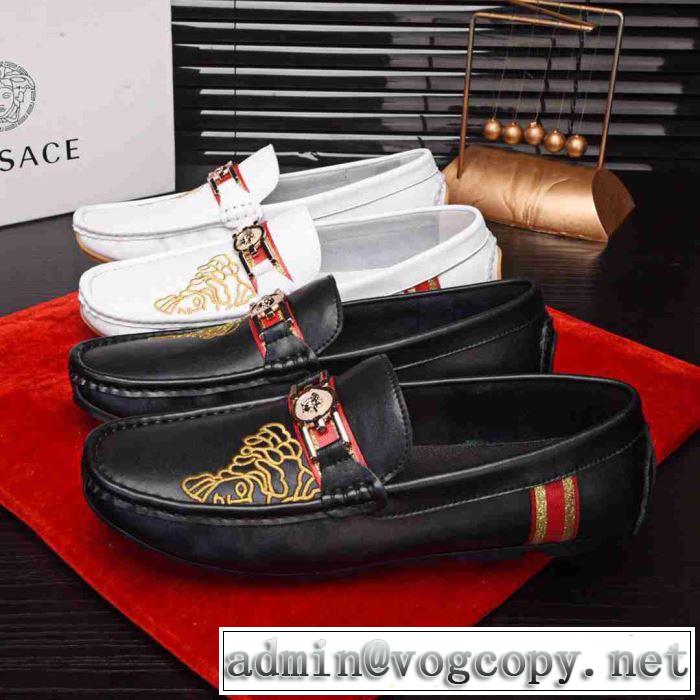 ヴェルサーチ VERSACE カジュアルシューズ 2色可選 今期注目のブランドトレンド 春夏の流行り2019新品