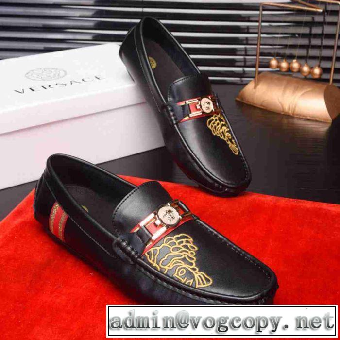ヴェルサーチ VERSACE カジュアルシューズ 2色可選 今期注目のブランドトレンド 春夏の流行り2019新品