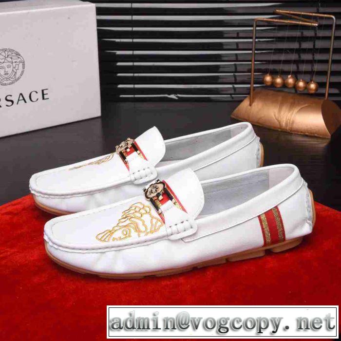 ヴェルサーチ VERSACE カジュアルシューズ 2色可選 今期注目のブランドトレンド 春夏の流行り2019新品
