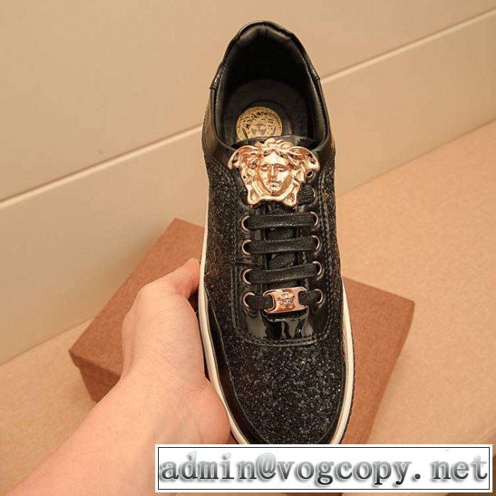 2019春夏のトレンド新商品 ヴェルサーチ VERSACE カジュアルシューズ 3色可選 素敵カジュアル春夏新品