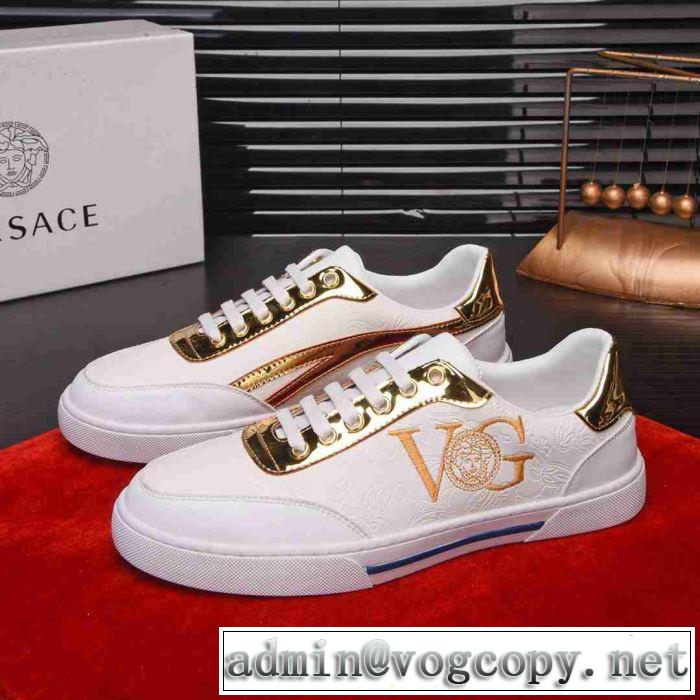 2色可選 カジュアルシューズ ブランドの話題の新作も！2019年春夏シーズンの人気 ヴェルサーチ VERSACE