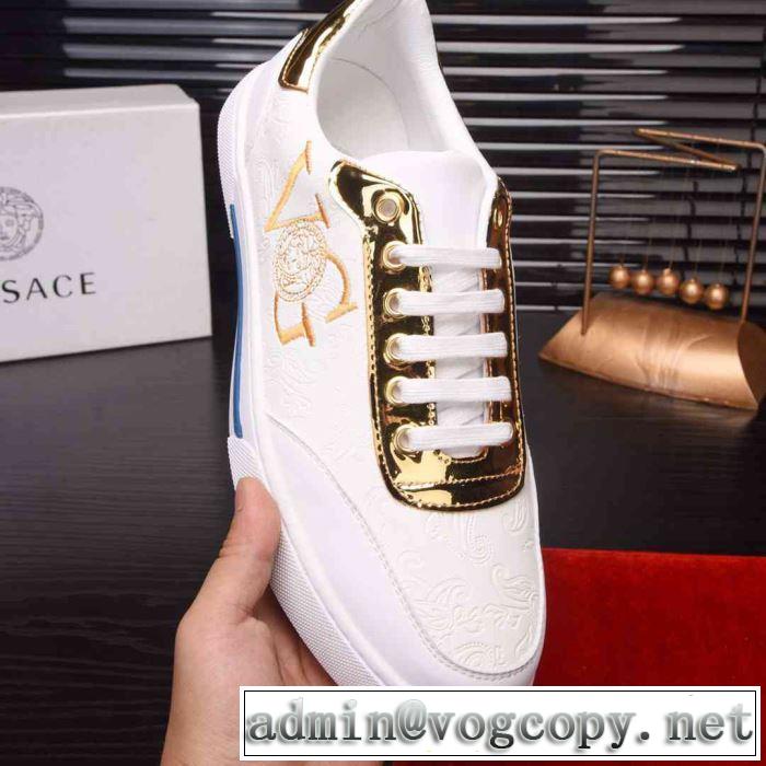 2色可選 カジュアルシューズ ブランドの話題の新作も！2019年春夏シーズンの人気 ヴェルサーチ VERSACE