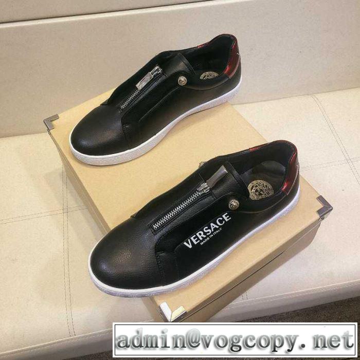 春夏の流行り2019新品 今期のトレンド定番アイテム ヴェルサーチ VERSACE カジュアルシューズ 2色可選