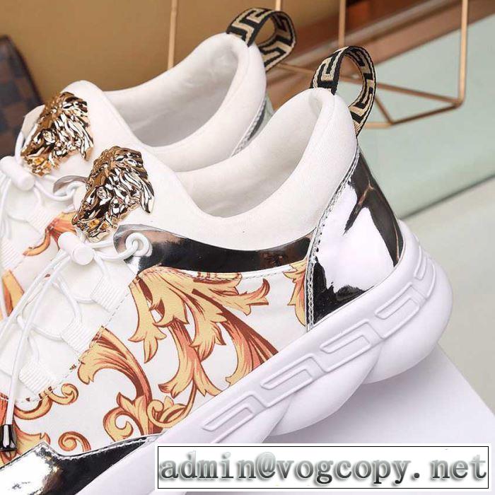 2色可選 カジュアルシューズ 2019春夏の大注目トレンド 一押し注目ブランドファション ヴェルサーチ VERSACE
