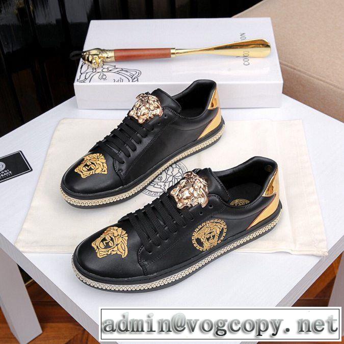 2色可選 カジュアルシューズ ヴェルサーチ VERSACE 春夏！大人カジュアル 2019春夏のトレンド新商品