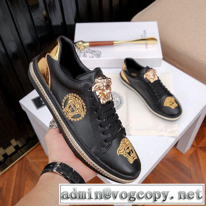 2色可選 カジュアルシューズ ヴェルサーチ VERSACE 春夏！大人カジュアル 2019春夏のトレンド新商品