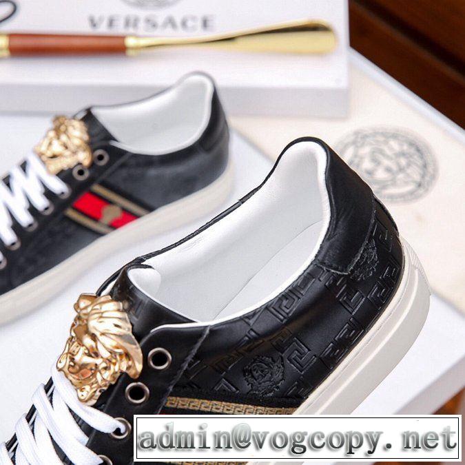 定番のスタイル春夏限定 2019年の夏のマスト ヴェルサーチ VERSACE カジュアルシューズ 2色可選