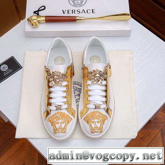 2019春夏人気トレンドアイテム ヴェルサーチ VERSACE カジュアルシューズ 今流行りの最新コレクション