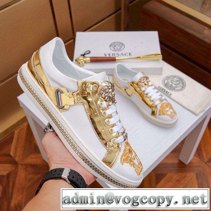 2019春夏人気トレンドアイテム ヴェルサーチ VERSACE カジュアルシューズ 今流行りの最新コレクション