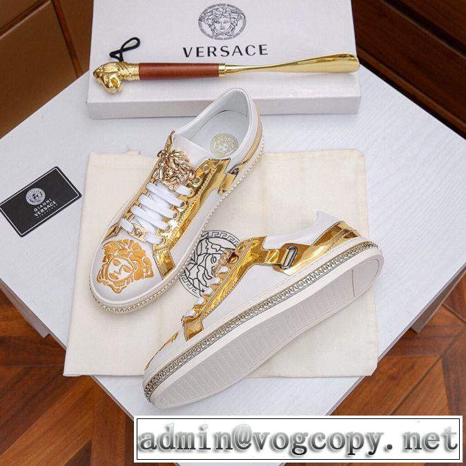 2019春夏人気トレンドアイテム ヴェルサーチ VERSACE カジュアルシューズ 今流行りの最新コレクション