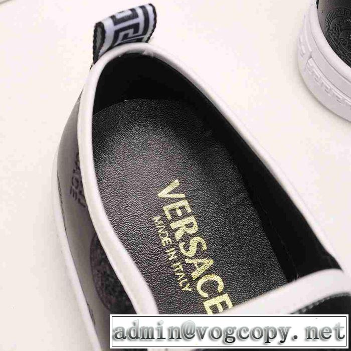 2019春夏は人気定番 ヴェルサーチ VERSACE カジュアルシューズ 2色可選 る春夏おすすめの人気商品