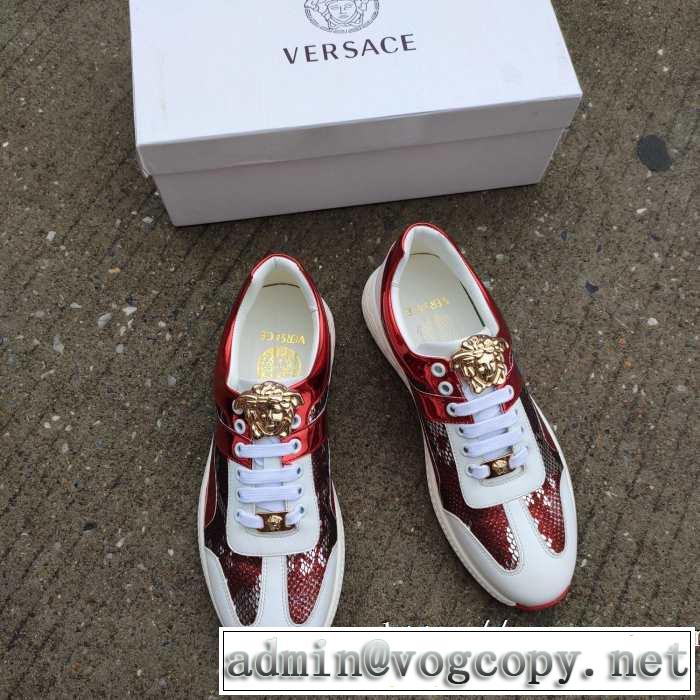 2019秋冬人気色おすすめ ヴェルサーチ人気ブランドの新作秋冬トレンド VERSACE ランニングシューズ 秋トレンドの新定番