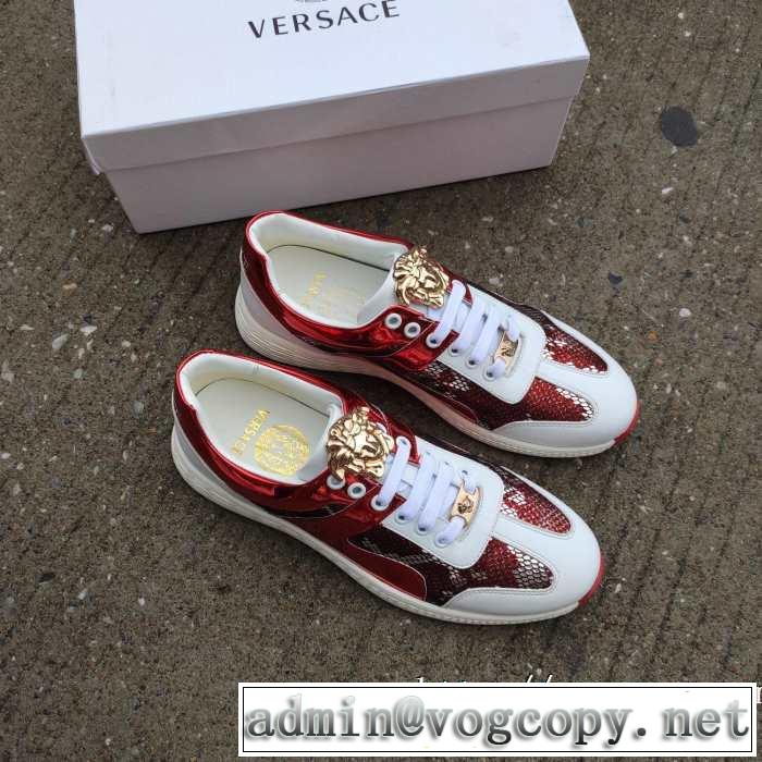 2019秋冬人気色おすすめ ヴェルサーチ人気ブランドの新作秋冬トレンド VERSACE ランニングシューズ 秋トレンドの新定番