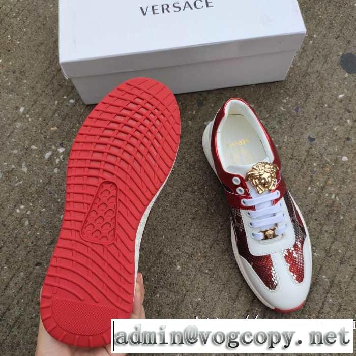 2019秋冬人気色おすすめ ヴェルサーチ人気ブランドの新作秋冬トレンド VERSACE ランニングシューズ 秋トレンドの新定番