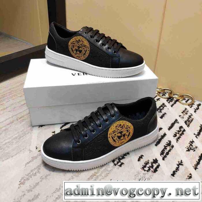 おしゃれでおすすめ今季トレンド ヴェルサーチVERSACE 2色可選 ランニングシューズ 2019トレンドファッション新品