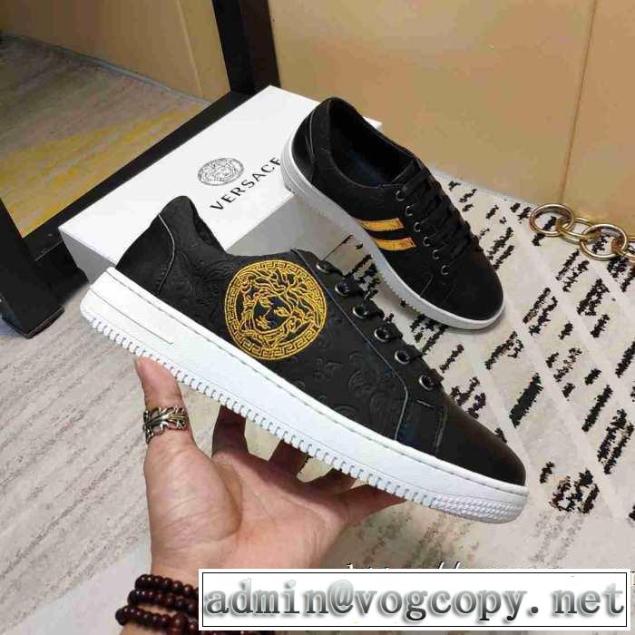 おしゃれでおすすめ今季トレンド ヴェルサーチVERSACE 2色可選 ランニングシューズ 2019トレンドファッション新品