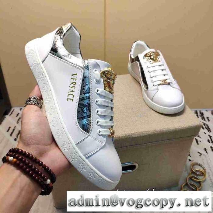 寒い季節トレンド上品 ヴェルサーチVERSACE 2019?2020秋冬流行色紹介 ランニングシューズ 今年の秋冬のトレンド激安セール