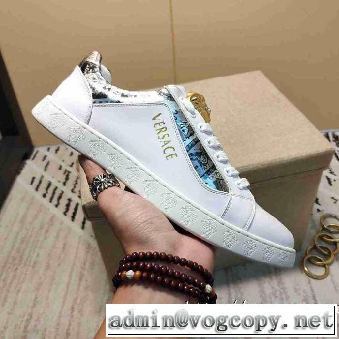 寒い季節トレンド上品 ヴェルサーチVERSACE 2019?2020秋冬流行色紹介 ランニングシューズ 今年の秋冬のトレンド激安セール