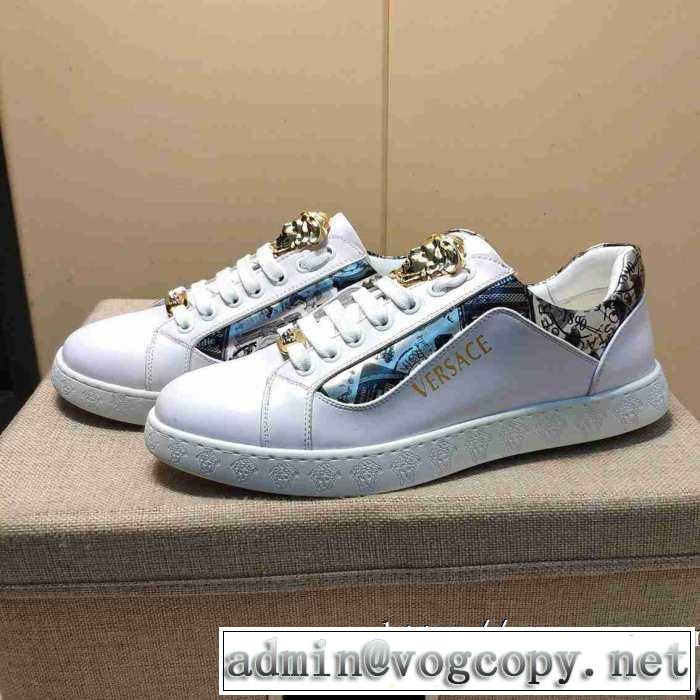 寒い季節トレンド上品 ヴェルサーチVERSACE 2019?2020秋冬流行色紹介 ランニングシューズ 今年の秋冬のトレンド激安セール