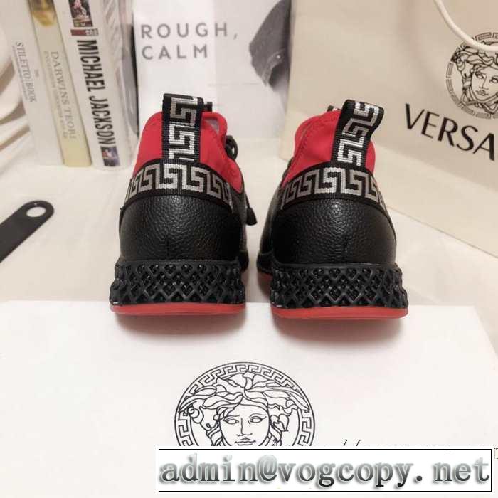 機能性が良くブランド新品 ヴェルサーチVERSACE  2019-2020秋冬のファッション ランニングシューズ 使いやすさのトレンド