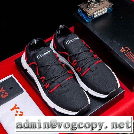 Y-3 ワイ?スリー カジュアルシューズ 2色可選 おしゃれな夏ファッション2019 すっきりした印象に