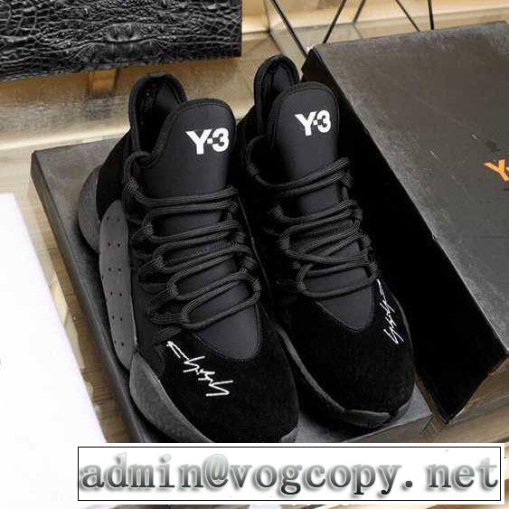 今年春夏ファション流行り 2019年の春夏に着たい Y-3 ワイ?スリー ランニングシューズ 2色可選
