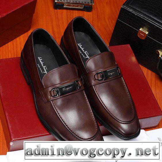 FERRAGAMO2019春夏の大注目トレンド 2色可選 革靴 サルヴァトーレフェラガモ キレイめ感が強い
