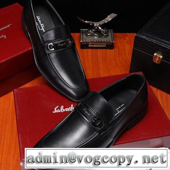 FERRAGAMO2019春夏の大注目トレンド 2色可選 革靴 サルヴァトーレフェラガモ キレイめ感が強い