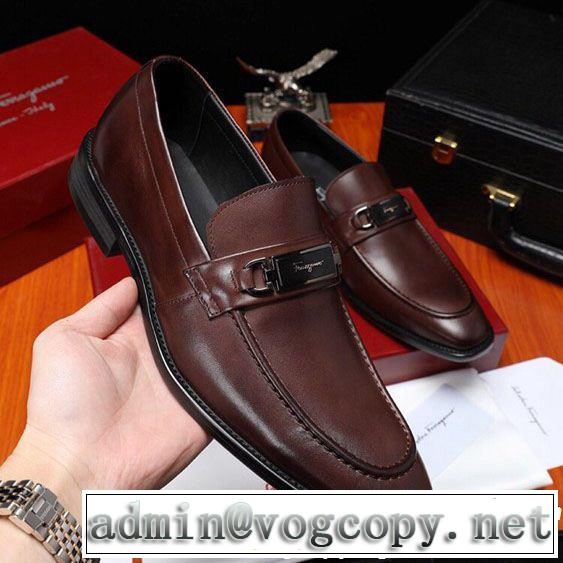 FERRAGAMO2019春夏の大注目トレンド 2色可選 革靴 サルヴァトーレフェラガモ キレイめ感が強い