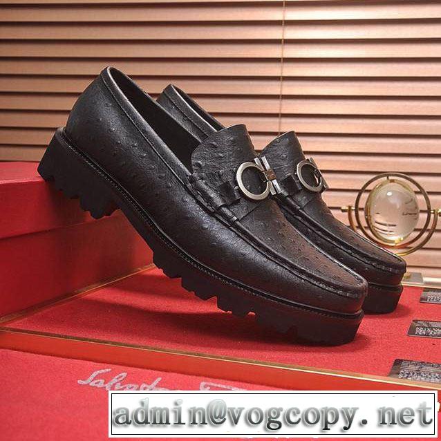 最も目立ったブランド新品サルヴァトーレフェラガモ FERRAGAMO ビジネスシューズ  色可選