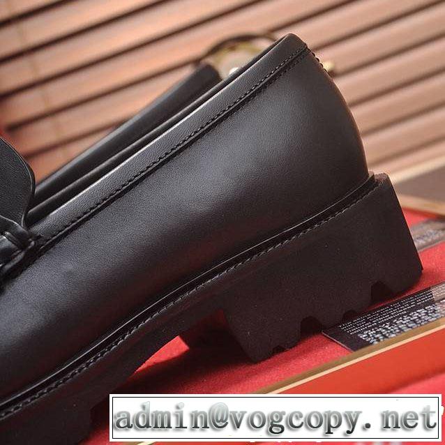 FERRAGAMO ビジネスシューズ 2019春夏トレンドアイテム 大胆にデザインオシャレ新品サルヴァトーレフェラガモ