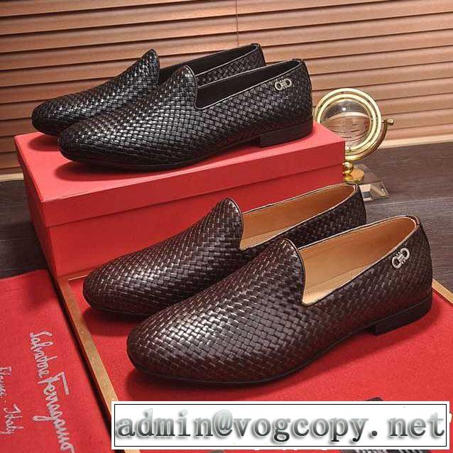  【2019年】夏のファッション FERRAGAMO 夏に良く似合うちょっと新品ビジネスシューズ  2色可選サルヴァトーレフェラガモ