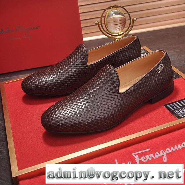 【2019年】夏のファッション FERRAGAMO 夏に良く似合うちょっと新品ビジネスシューズ  2色可選サルヴァトーレフェラガモ