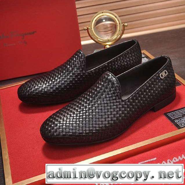 【2019年】夏のファッション FERRAGAMO 夏に良く似合うちょっと新品ビジネスシューズ  2色可選サルヴァトーレフェラガモ