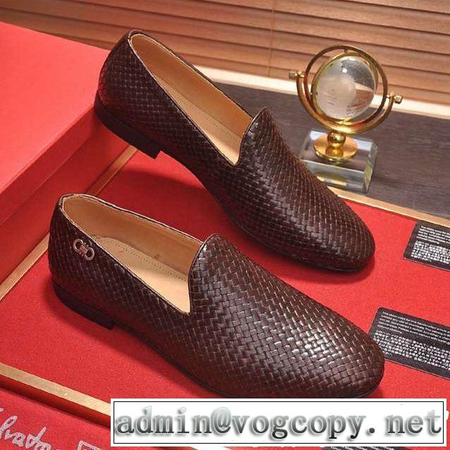 【2019年】夏のファッション FERRAGAMO 夏に良く似合うちょっと新品ビジネスシューズ  2色可選サルヴァトーレフェラガモ