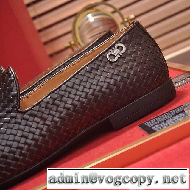 【2019年】夏のファッション FERRAGAMO 夏に良く似合うちょっと新品ビジネスシューズ  2色可選サルヴァトーレフェラガモ