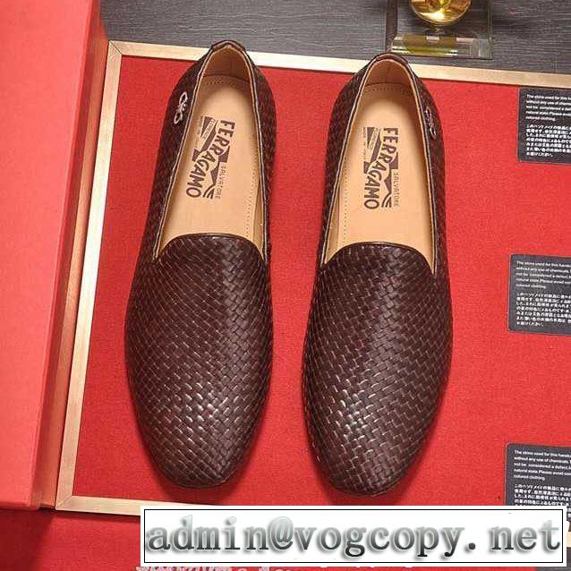 【2019年】夏のファッション FERRAGAMO 夏に良く似合うちょっと新品ビジネスシューズ  2色可選サルヴァトーレフェラガモ
