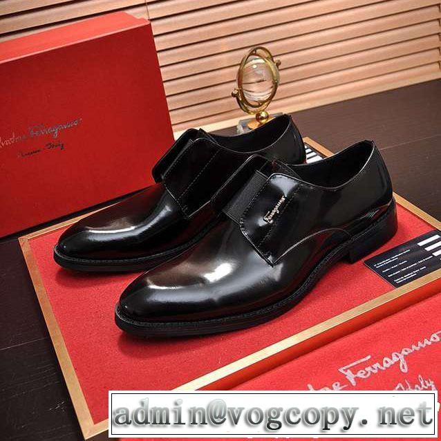  海外セレブは大人気 ビジネスシューズ サルヴァトーレフェラガモ2019春夏は人気定番 FERRAGAMO