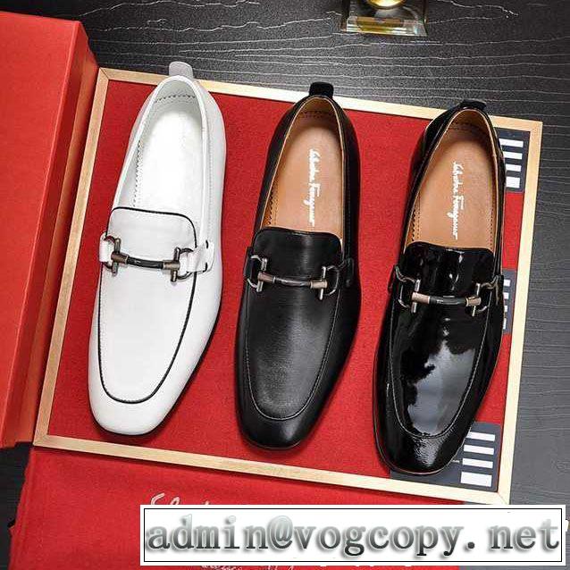  3色可選サルヴァトーレフェラガモ大人っぽく着こなし ビジネスシューズ FERRAGAMO 毎年トレンドアイテムが出る